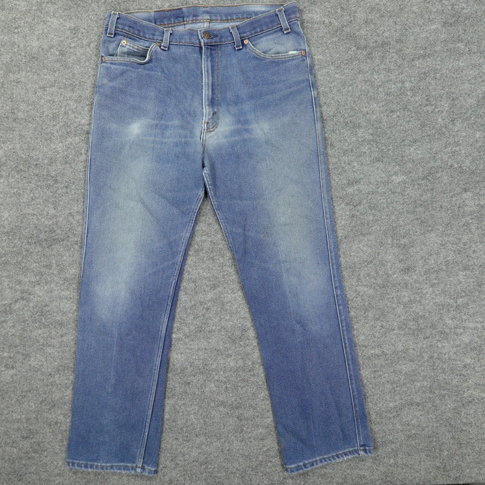 Vintage‎ Levis 509 Jeans Men 36x32 Blue Regular Straight USA 90s